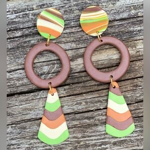 Fall Collection- Handmade polymer clay earrings
